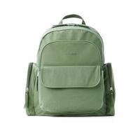 Skip Hop Diaper Bag Backpack with Portable Changing Pad, 9 Total Pockets, Easy-Access Wipe Bag, Side Zip Pocket, Luggage Cover & Stroller Straps, Fits 15" Laptop, Luna, Sage