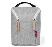 Skip Hop Grab and Go Double Bottle Bag, Grey Melange