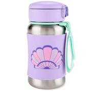 Skip Hop Spark Style Stainless Steel Straw Bottle - Seashell