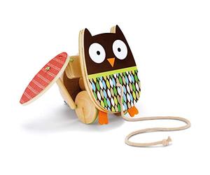 Skip Hop Treetop Owl Pull Toy