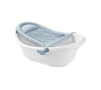 Skip Hop Wave 4-in-1 Bath Tub - Multi-Stage Bathing Solution for Newborns to Toddlers - Non-Slip Surface and Drain Plug