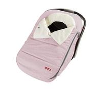 Skip Hop Winter Car Seat Cover: Ultra Plush Fleece, Pink Heather