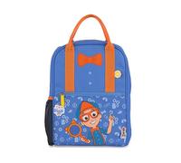 Skip Hop x Blippi Toddler Backpack with Adjustable Padded Straps, Bottle Pocket, Roomy Interior fits School Size Folders & Lunch Bags, Age 3+