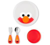 Skip Hop x Sesame Street Toddler Feeding 4-Piece Mealtime Set Elmo