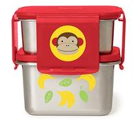 Skip Hop Zoo Insulated Stainless Steel Lunch Kit - Monkey