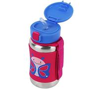 Skip Hop Stainless Steel Straw Bottle - Zoo - Butterfly