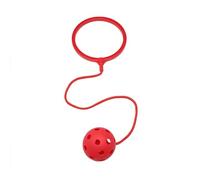 Skip It Ankle Toy for Kids with Counter, Skipping Toy for Outdoor Game Summer Beach Party, Skip It Ankle Toys Jump Skipping Birthday Gifts (Red)