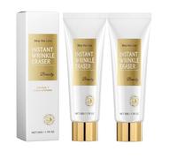 Skip The Line Instant Wrinkle Eraser, Skin Firming Cream & Anti-Aging Serum for Face & Body, Wrinkle Remover, Firming Peptides Lotion for Youthful Skin, for Fine Lines (2PCS)