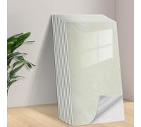 Skip The Renovation Chaos! Self-Adhesive Wall Panels for an Instant Feature Wall (Marble Beige Yellow,40pcs 60 * 30cm)