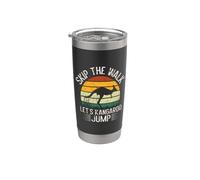Skip the Walk Let's Kangaroo Jump Kangoroo Stainless Steel Insulated Tumbler
