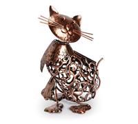 Metal Scroll Cat Solar Light
