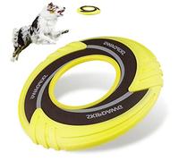 SKIPDAWG Interactive Dog Tug Toy, Dog Flying Disc Dog Water Toy Non-Toxic Light TPR/Nylon Fabric, Pet Training Toys/Outdoor Exercise Toys for Dogs, Diameter 9 Inches