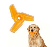 SKIPDAWG RushGrip Triangular Dart Dog Chew Toy, Heavy Duty TPR Tough Chew Toy, Easy Pick Up Durable Dog Toy for Power Chewers Small Medium Large Dogs, Long Lasting Fetch Training Toy