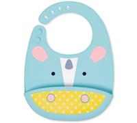 SkipHop Zoo Fold and Go Silicone Bib, Unicorn