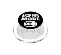Skipper Mode ON Captain PopSockets PopGrip for MagSafe