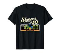Skipper to 10 Pickleball Retro Scoreboard Graphic T-Shirt