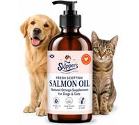 SKIPPER'S 250ml Scottish Salmon Oil for Dogs & Cats, 100% Pure Omega 3 6 9