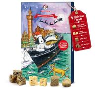 SKIPPER'S Christmas Dog Advent Calendar 2026 - Fish Dogs Xmas Treats 110g | All-Natural Fishy Advent Calendar Contains Little Gems, Fish Skin & Luxury Whitefish Cubes, Whitefish & Herb Sausage Slices