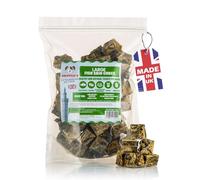 SKIPPER'S Fish Skin Jerky Cubes Large 1kg, Grain Free Dog Treats | High protein, low fat, hypoallergenic, supports dental health, gently air-dried, large cubes