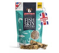 SKIPPER'S Fish Skin Jerky Fingers - Gently Air Dried, Good for Teeth &