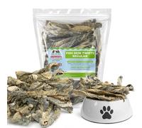 SKIPPER'S Fish Skin Twists Regular 1kg Dog Chews, Grain Free Dental Sticks | Handmade, gently air-dried, long-lasting chew, hypoallergenic, supports dental health, natural ingredients