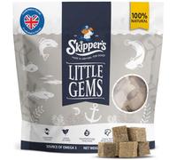 SKIPPER'S Little Gems 70g Fish Skin Training Treats for Dogs | Grain & cereal free, 100% fish skin, Omega 3 oils, hypoallergenic, air dried, supports dental care, 70g pack