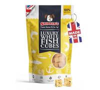 SKIPPER'S Luxury White Fish Cubes for Dogs - Grain & Cereal Free, Essential Source of Omega 3 Oils, Low Fat & Hypoallergenic, Good for Skin & Digestion | Gently Air Dried (70g)