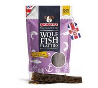 SKIPPER'S Wolf Fish Skin Flatties Regular 1kg, Dog Treats Dental Chews