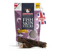SKIPPER'S Wolf Fish Skin Sticks Regular 1kg Air Dried Dog Dental Chews