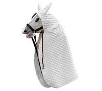 SKIPPI Cape for Hobby Horse - Grey, Accessories for Hobby Hors, Gift for Horse Lover on Kiev, Fits Most Horses A3 and A4