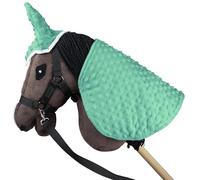 SKIPPI Hobby Horse Blanket and Ear Bonnet - Mint, Hobby Horse Accessories