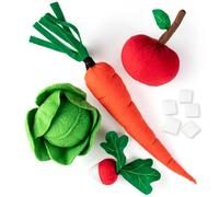 SKIPPI Hobby Horse Treats, Plush Vegetables and Fruit Set, Hobby Horse Accessories