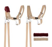 SKIPPI HORSE HOBBY HEADCOLLAR BEIGE - Horse Accessories - Reins & 2 Pads - Universal Size