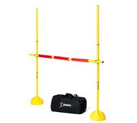 SKIPPI Jumping Obstacle Age 4+ for Hobby Horse, 135 cm, Lightweight, Portable, Adjustable Height, Includes Packaging with Handle, Replacement Rod, Bracket Set, Suitable for Kids
