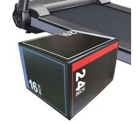 Skipping Box for Gym, Non-Slip Plyometric Balance Equipment Athletes Beginners Squats Training Speed Youth