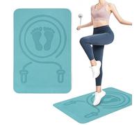 Skipping Mat Pad - Cushioned Fitness, Anti-Slip Jump Trainer, Portable Exercise Floor | Noise-Reducing Base Layer, Thickened Absorbent Shield Personal Training, Garage Gym Setup