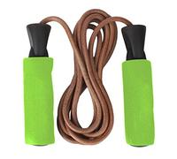 ??? ??????? Skipping Rope Adjustable Jump Rope Memory Foam Handle Skipping Rope Ideal for Aerobic Exercise Fat Loss Jumping Workout Training Womens Exercise Ladies Home Gym Boxing (Green)