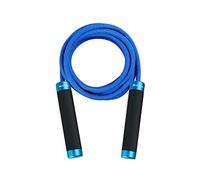 Skipping Rope Adults, Adjustable Skipping Rope Gym Exercise Jump Silica Gel Handle Bold Cotton Fitness Training Equipment Cardio Workouts(Blue)