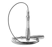 Skipping Rope Durable Indoor 3 Meters Adjustable Speed Jump Rope Ultra-Speed Steel Wire Jumping Ropes For Gym Fitness Training Ergonomic Jump(SILVER)