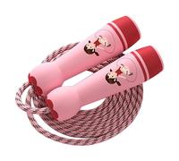 Skipping Rope - Fat Burning Exercises Jump Cord | Cotton Skipping Rope With Handle | Lightweight Skipping Rope For Kids, Personal Training Rope For Exercise