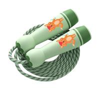 Skipping Rope - Fat Burning Exercises Jump Cord | Cotton Skipping Rope With Handle | Lightweight Skipping Rope For Kids, Personal Training Rope For Exercise