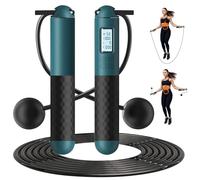 Skipping Rope for Adults, Skipping Rope with Counter Wireless Skipping Rope Smart Digital Gravity Ball Jump Rope Jump Rope Machine Multi-Purpose Skipping Ropes for Fitness Exercise Water