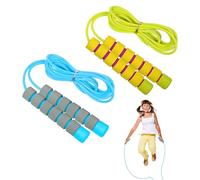 Skipping Rope for Kids 2 PCS Adjustable Child Skipping Rope Kids Age 5-9 Year for Boys And Girls To Exercise (2.6m)