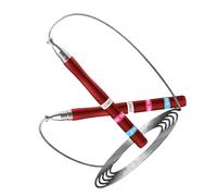 Skipping Rope for Men, Steel Wire Jump Rope, 16.2cm Fitness Training Ropes, Speed Exercise Cable, Comfortable Grip Workout Tool, Cardio Skipping Equipment, Home Gym Endurance Fitness Accessory