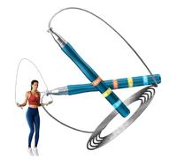 Skipping Rope for Men, Steel Wire Jump Rope, 16.2cm Fitness Training Ropes, Speed Exercise Cable, Comfortable Grip Workout Tool, Cardio Skipping Equipment, Home Gym Endurance Fitness Accessory