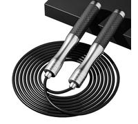 - Skipping Rope for Women Men Exercise with Adjustable Length Jumping Rope and Alloy & Silicone Handles Suitable for Workout Boxing Home Gym