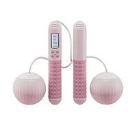Skipping Rope - Jump Rope | Jumping Ropes | Weighted Jump Cable | Professional Digital Jumps Ropes with Counter | Adjustable Smart Counting Fitness Cable | Indoor Speed Wire for Exercise