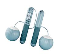 Skipping Rope - Jumping Rope | Skip Ropes | Weighted Digital Jump Cord With Counter | Adjustable Indoor Fitness String | Counting Adult Non Slip Handle For Home Exercises Fat Burning