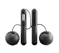 Skipping Rope - Jumping Rope | Skip Ropes | Weighted Digital Jump Cord With Counter | Adjustable Indoor Fitness String | Counting Adult Non Slip Handle For Home Exercises Fat Burning