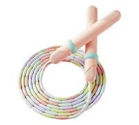 Skipping Rope Kids - Workout Beaded Jump Rope | Portable Beaded Speed Jump Ropes | Rhythm Beaded Jump Rope, Skipping Ropes For Kids, Adults, Boys & Girls - Nylon, PP+PVC+TPE Soft Rubber